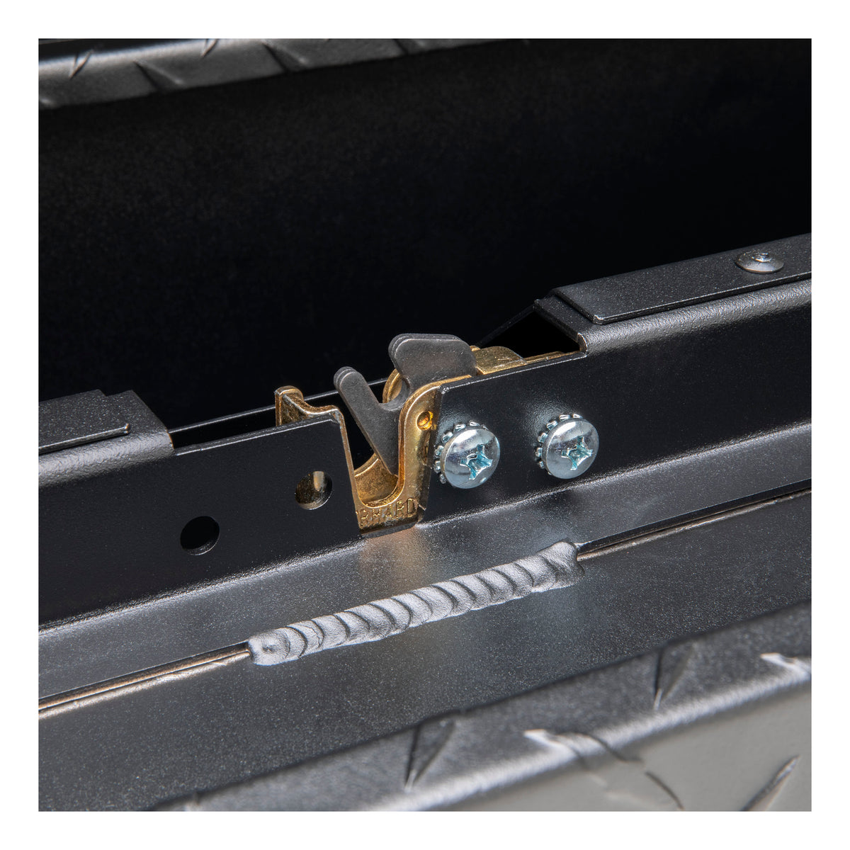 UWS TBSM-48-LP-MB Matte Black Aluminum 48" Truck Side Tool Box, Low Profile (LTL Shipping Only)