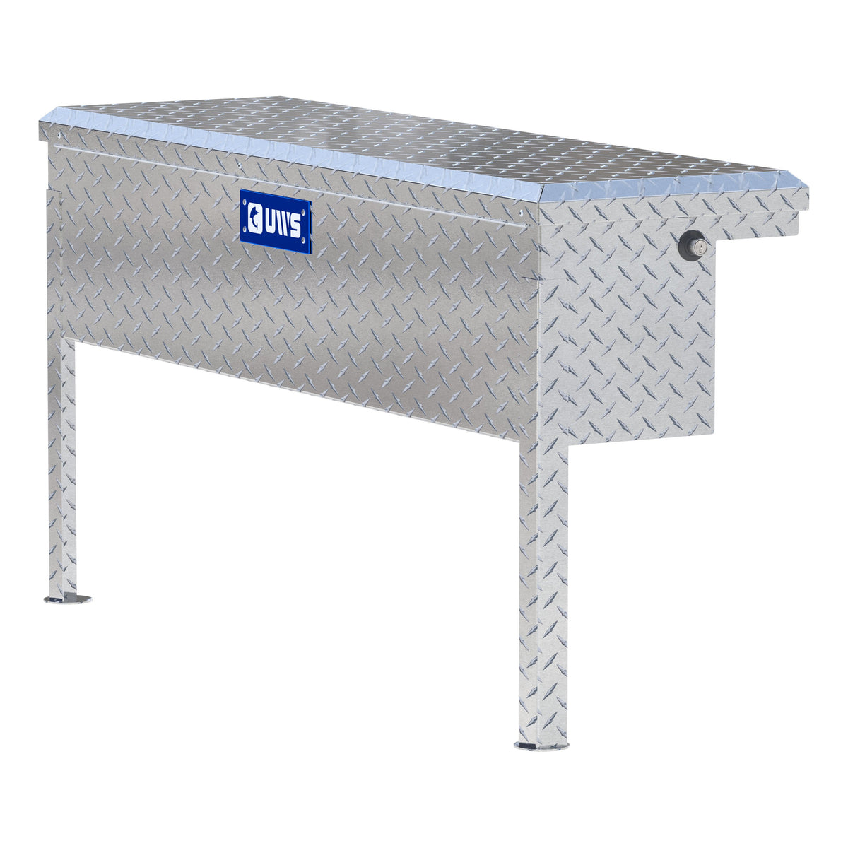 UWS TBSM-48-LP Bright Aluminum 48" Truck Side Tool Box with Low Profile (LTL Shipping Only)