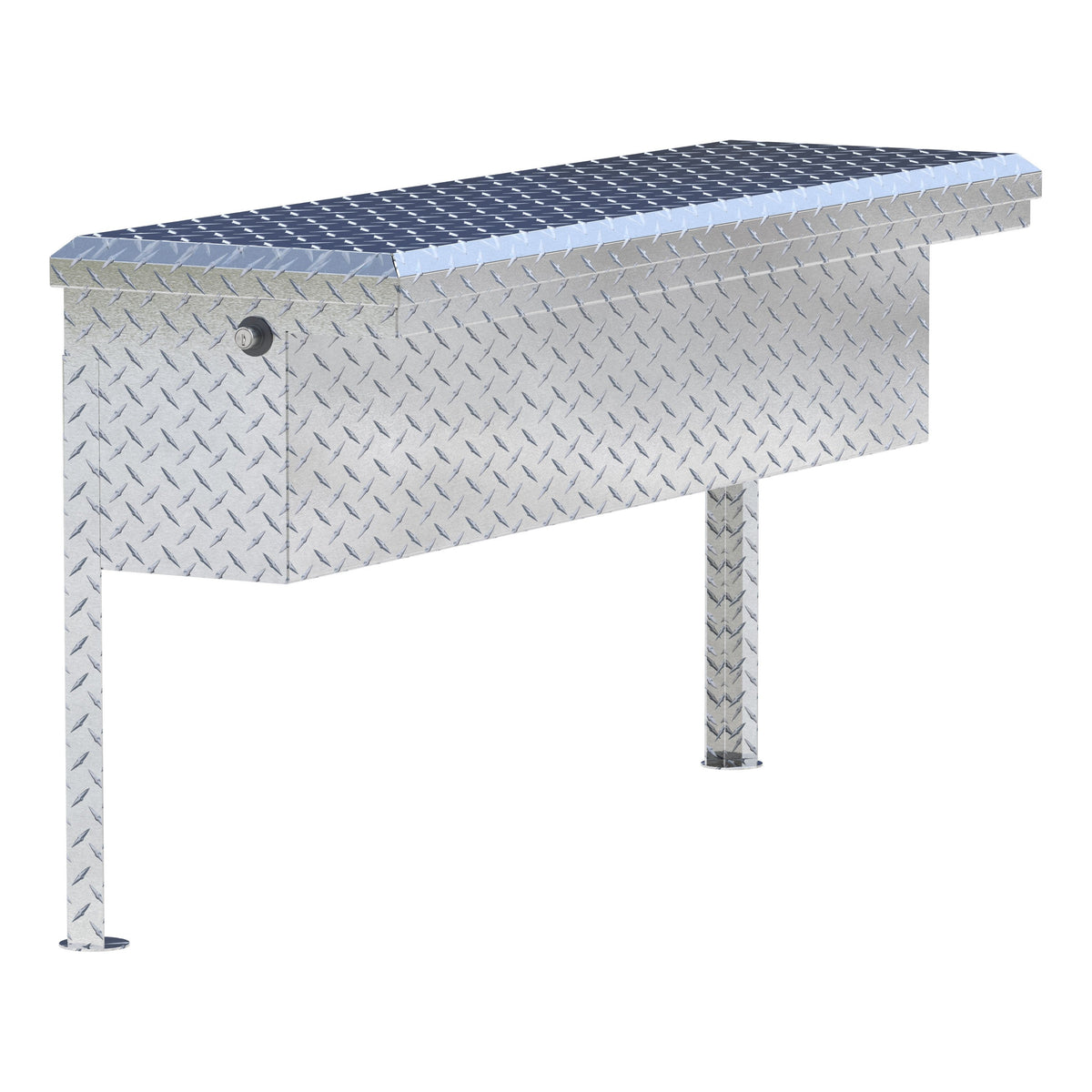 UWS TBSM-48-LP Bright Aluminum 48" Truck Side Tool Box with Low Profile (LTL Shipping Only)