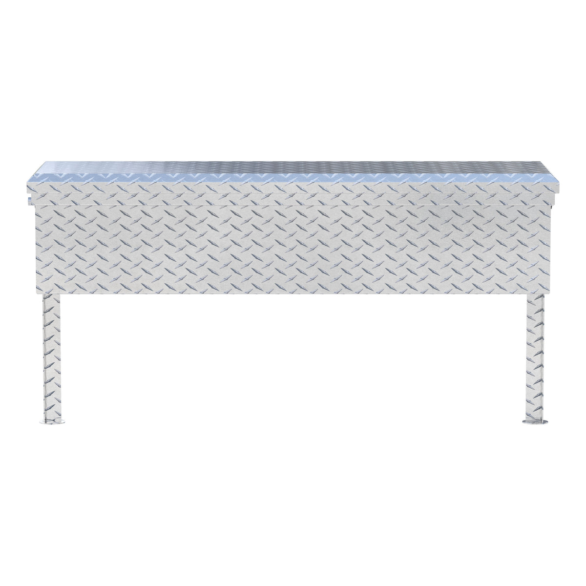 UWS TBSM-48-LP Bright Aluminum 48" Truck Side Tool Box with Low Profile (LTL Shipping Only)