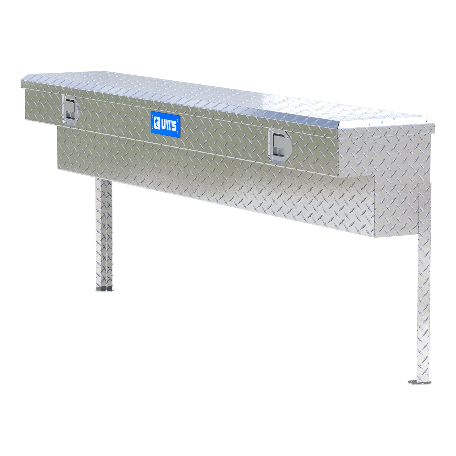 UWS TBSM-72 Bright Aluminum 72" Truck Side Tool Box (LTL Shipping Only)