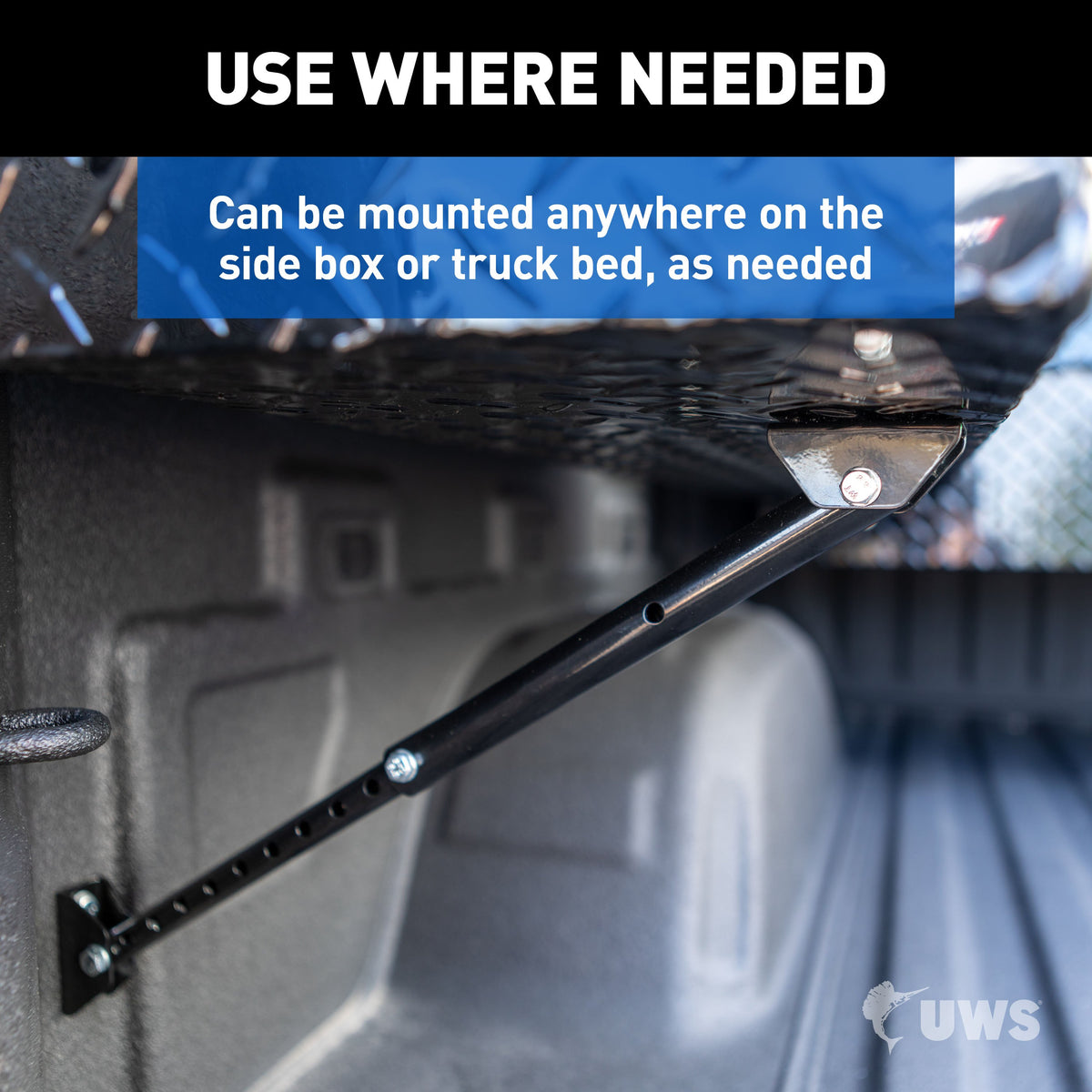 UWS TBSM-MK2 Space-Saving Adjustable Universal Legs for Truck Side Boxes