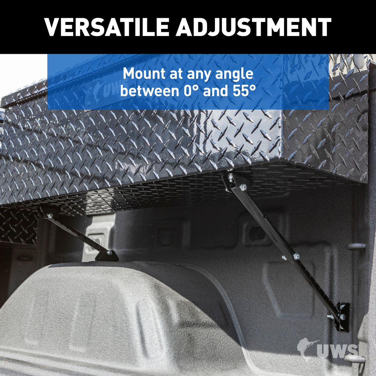 UWS TBSM-MK2 Space-Saving Adjustable Universal Legs for Truck Side Boxes