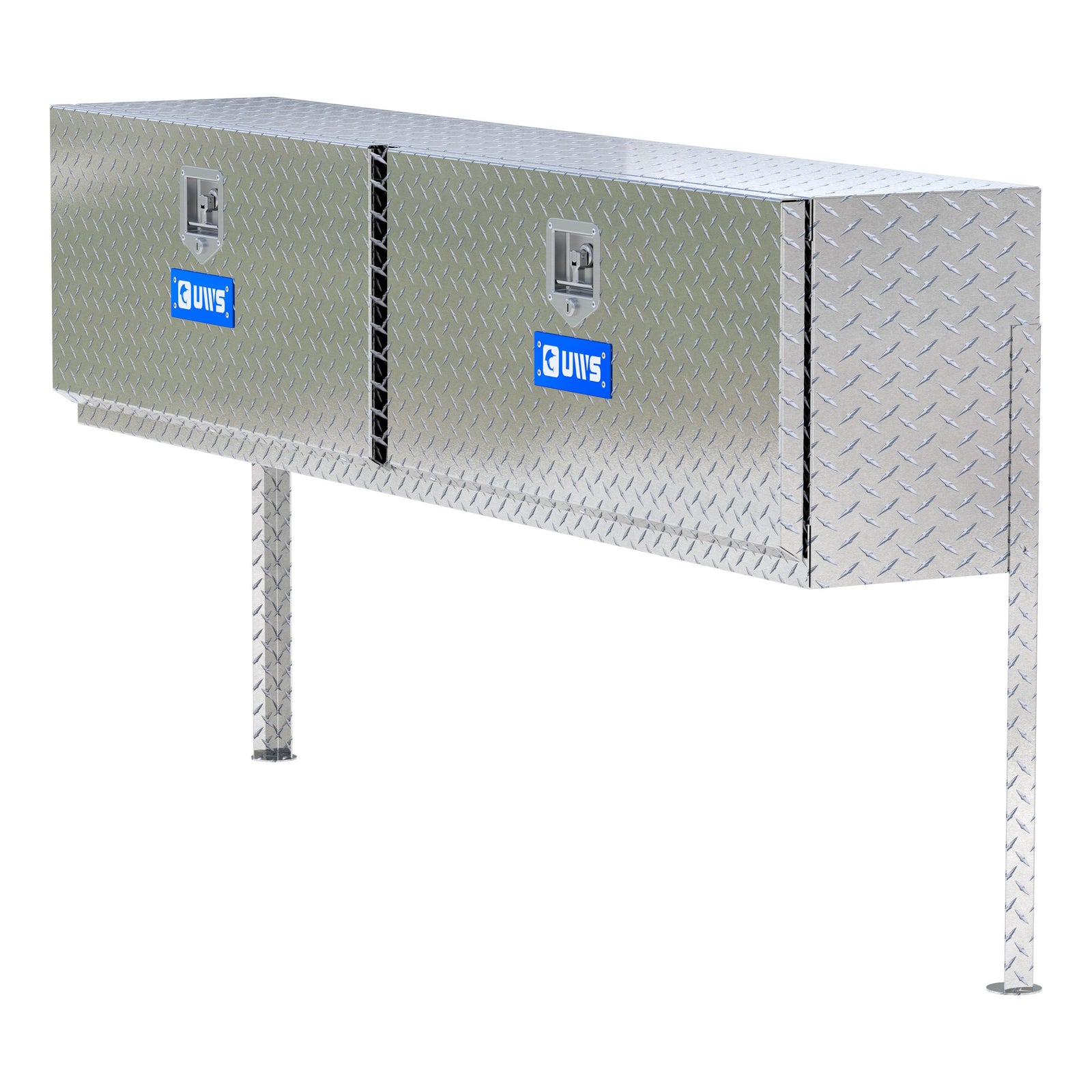 UWS TBTS-72 Bright Aluminum 72" Double-Door Topside Truck Tool Box (LTL Shipping Only)
