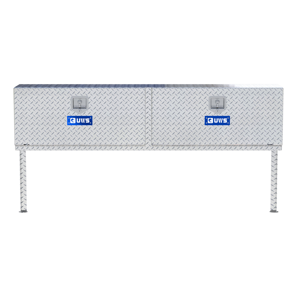 UWS TBTS-72 Bright Aluminum 72" Double-Door Topside Truck Tool Box (LTL Shipping Only)