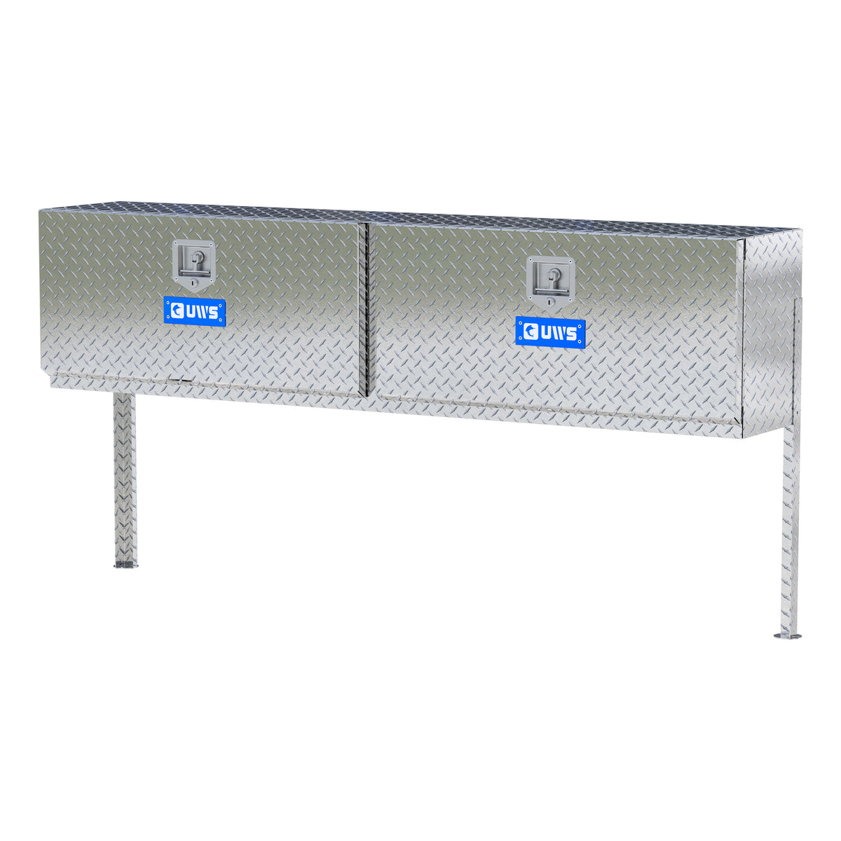 UWS TBTS-72 Bright Aluminum 72" Double-Door Topside Truck Tool Box (LTL Shipping Only)