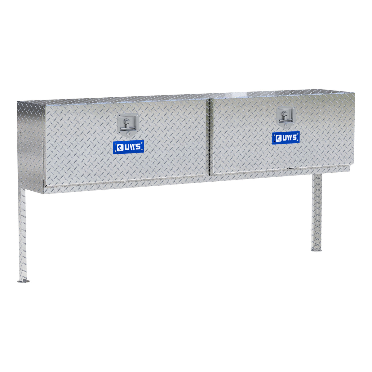 UWS TBTS-72 Bright Aluminum 72" Double-Door Topside Truck Tool Box (LTL Shipping Only)