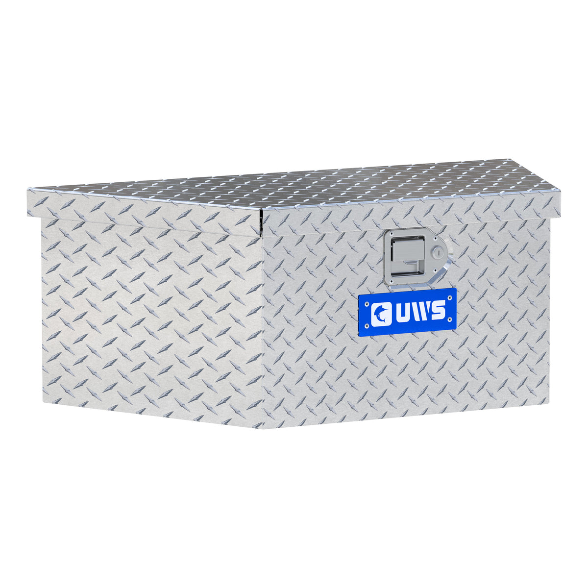 UWS TBV-34-LP Bright Aluminum 34" Trailer Tongue Box with Low Profile (LTL Shipping Only)