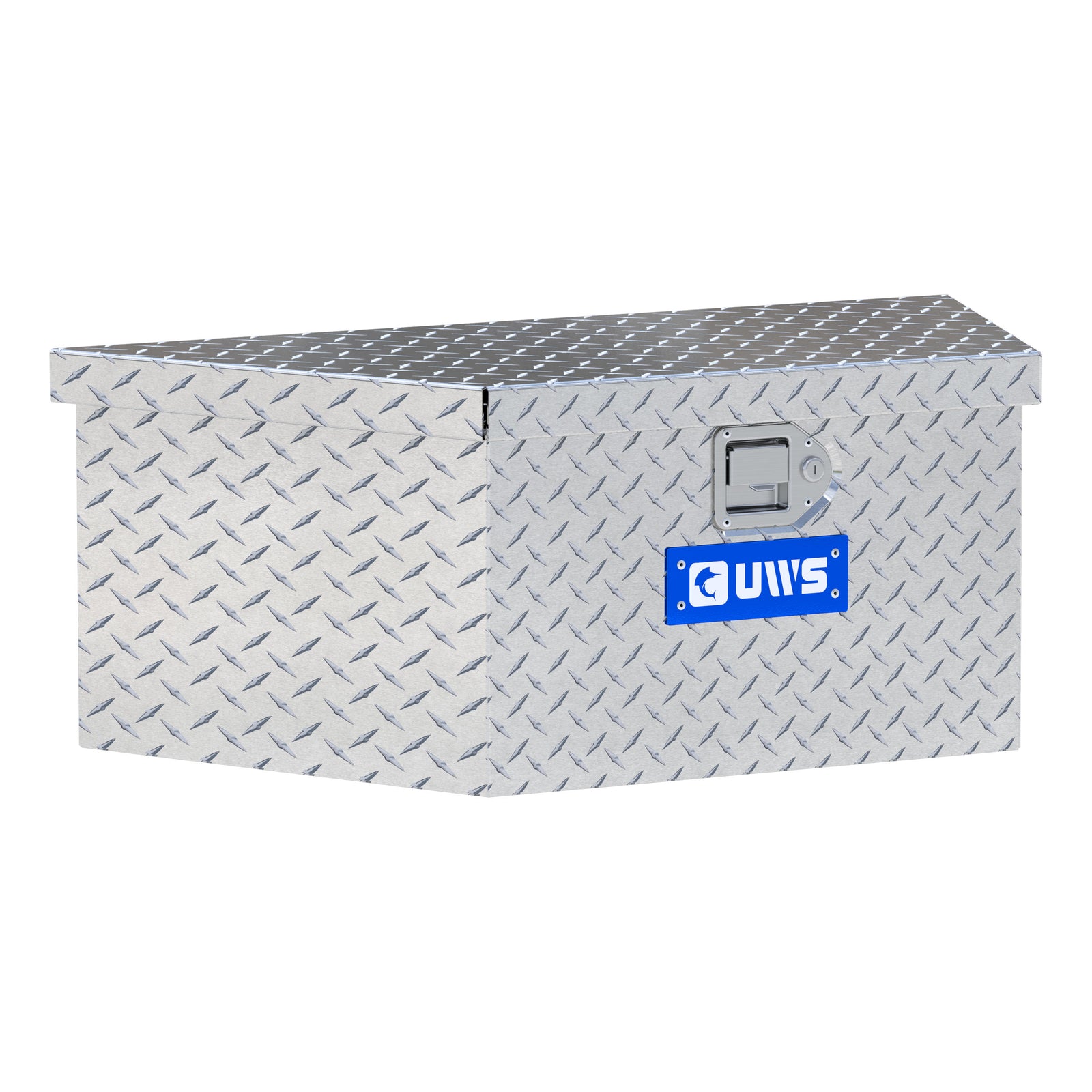UWS TBV-34-LP Bright Aluminum 34" Trailer Tongue Box with Low Profile (LTL Shipping Only)