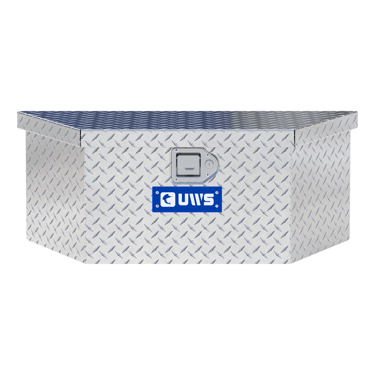 UWS TBV-34-LP Bright Aluminum 34" Trailer Tongue Box with Low Profile (LTL Shipping Only)