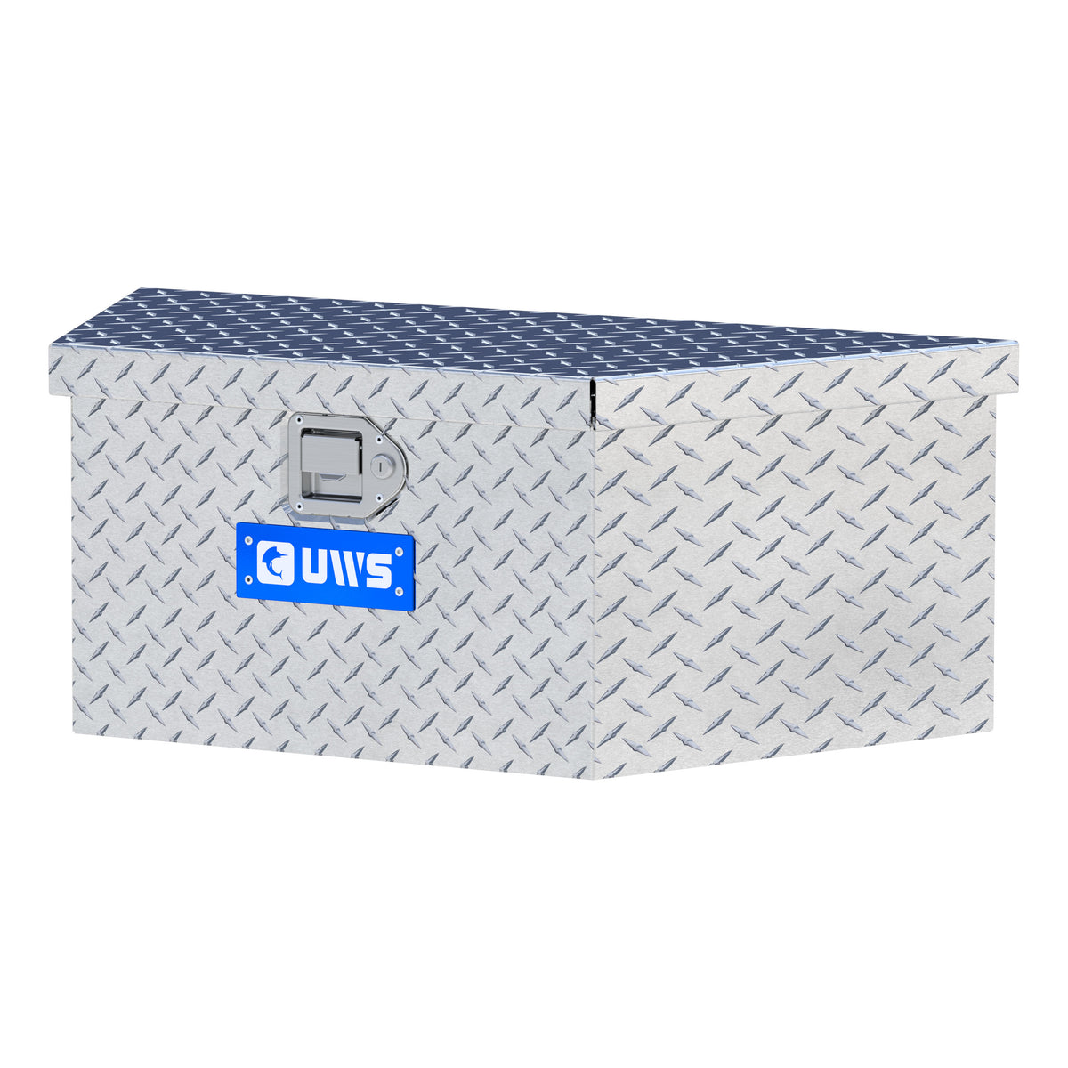 UWS TBV-34-LP Bright Aluminum 34" Trailer Tongue Box with Low Profile (LTL Shipping Only)