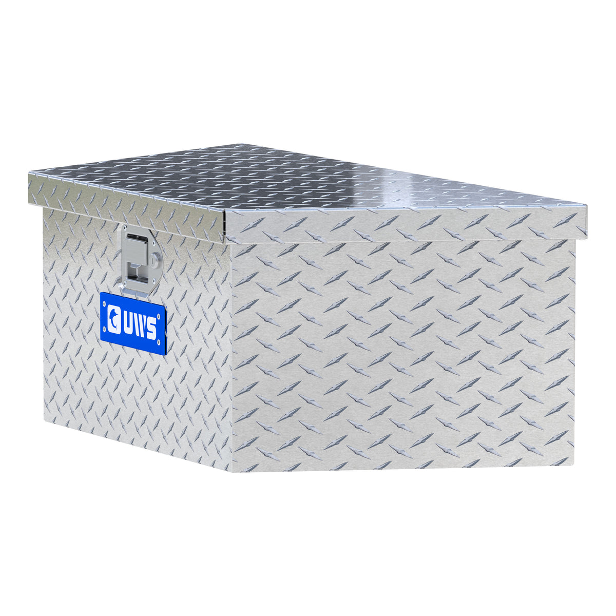 UWS TBV-34-LP Bright Aluminum 34" Trailer Tongue Box with Low Profile (LTL Shipping Only)