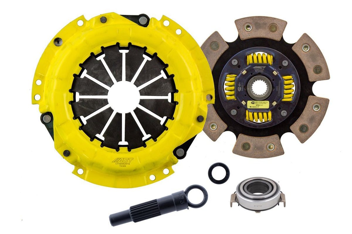 ACT 1991 Geo Prizm Sport/Race Sprung 6 Pad Clutch Kit - TC2-SPG6