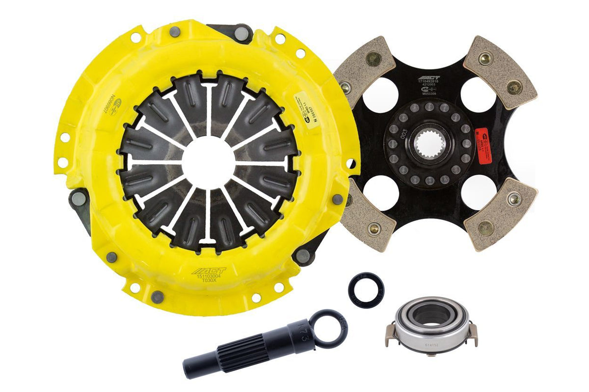 ACT 1991 Geo Prizm XT/Race Rigid 4 Pad Clutch Kit - TC2-XTR4