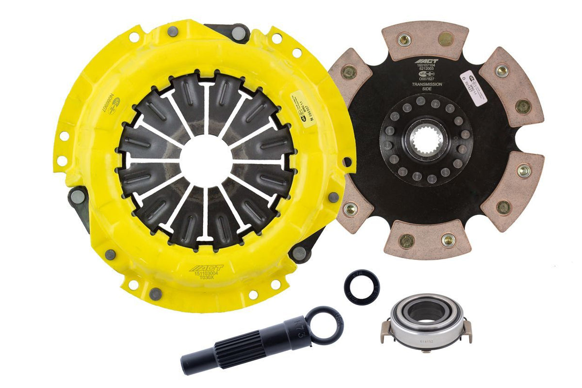 ACT 1991 Geo Prizm XT/Race Rigid 6 Pad Clutch Kit - TC2-XTR6