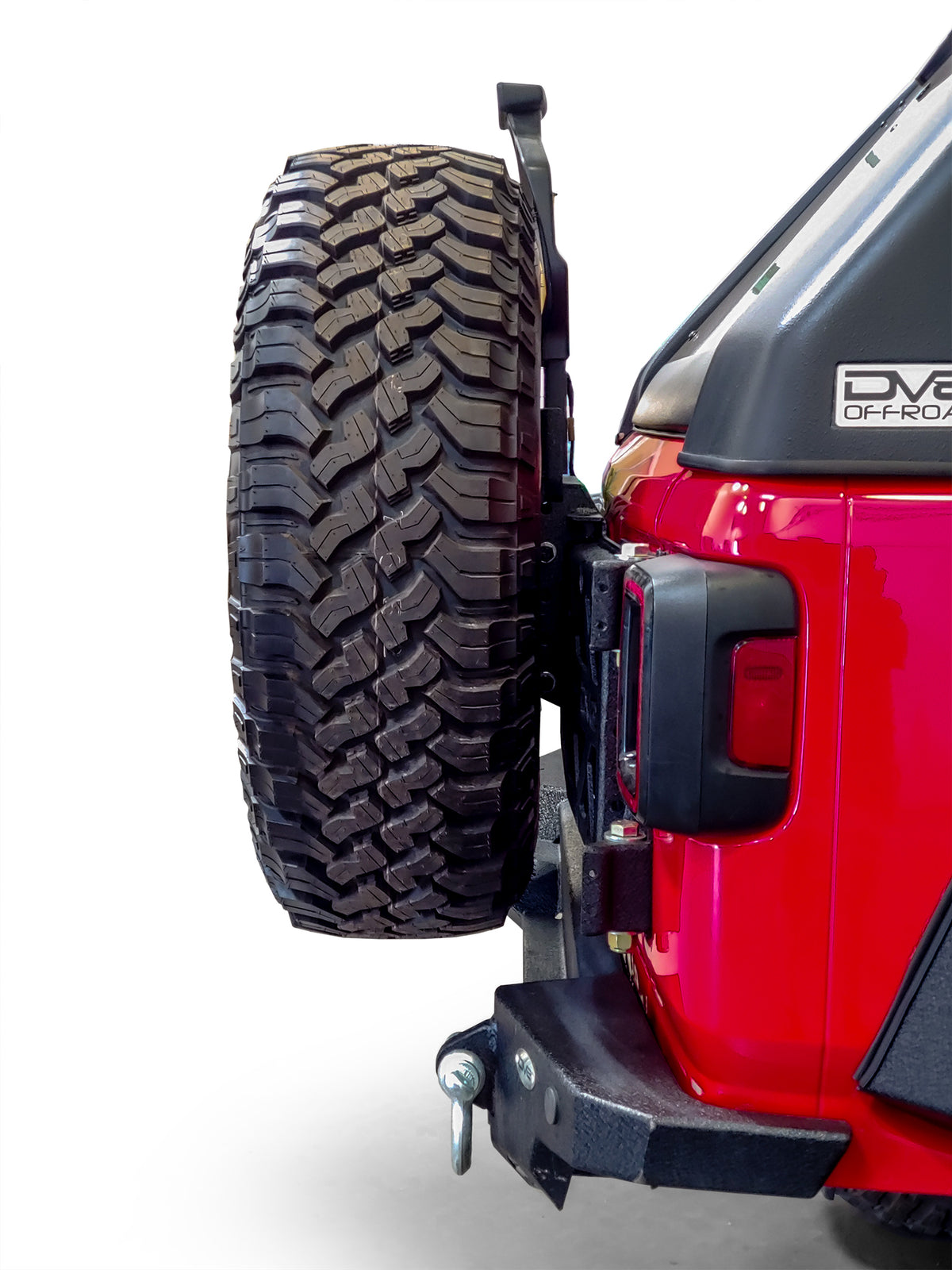 DV8 Offroad - Hinge Mounted Tire Carrier - TCJL-03