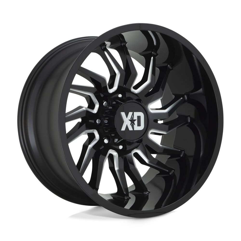 XD - XD858 22X10 5X5.5 Gloss Black Mill -18MM
