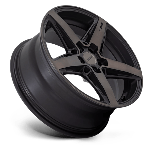 Niche 1PC M271 Teramo 18X8 5X114.3 +30MM Matte Black W Double Dark Tint