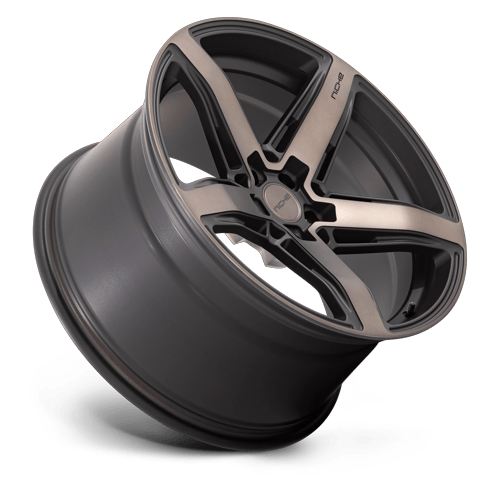 Niche 1PC M271 Teramo 20X10.5 5X114.3 +20MM Matte Black W Double Dark Tint