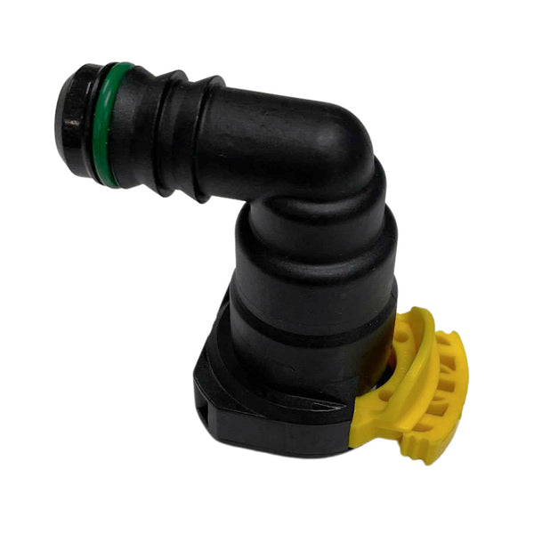 S&B 1/2 to 1/2 Quick Connect Fuel Fitting A624A58 55 05 - TI1209-00 by S&B
