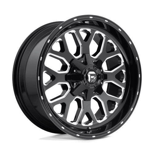Fuel Off-Road Aluminum Wheels 20X10 Titan D588 Gloss Black Milled