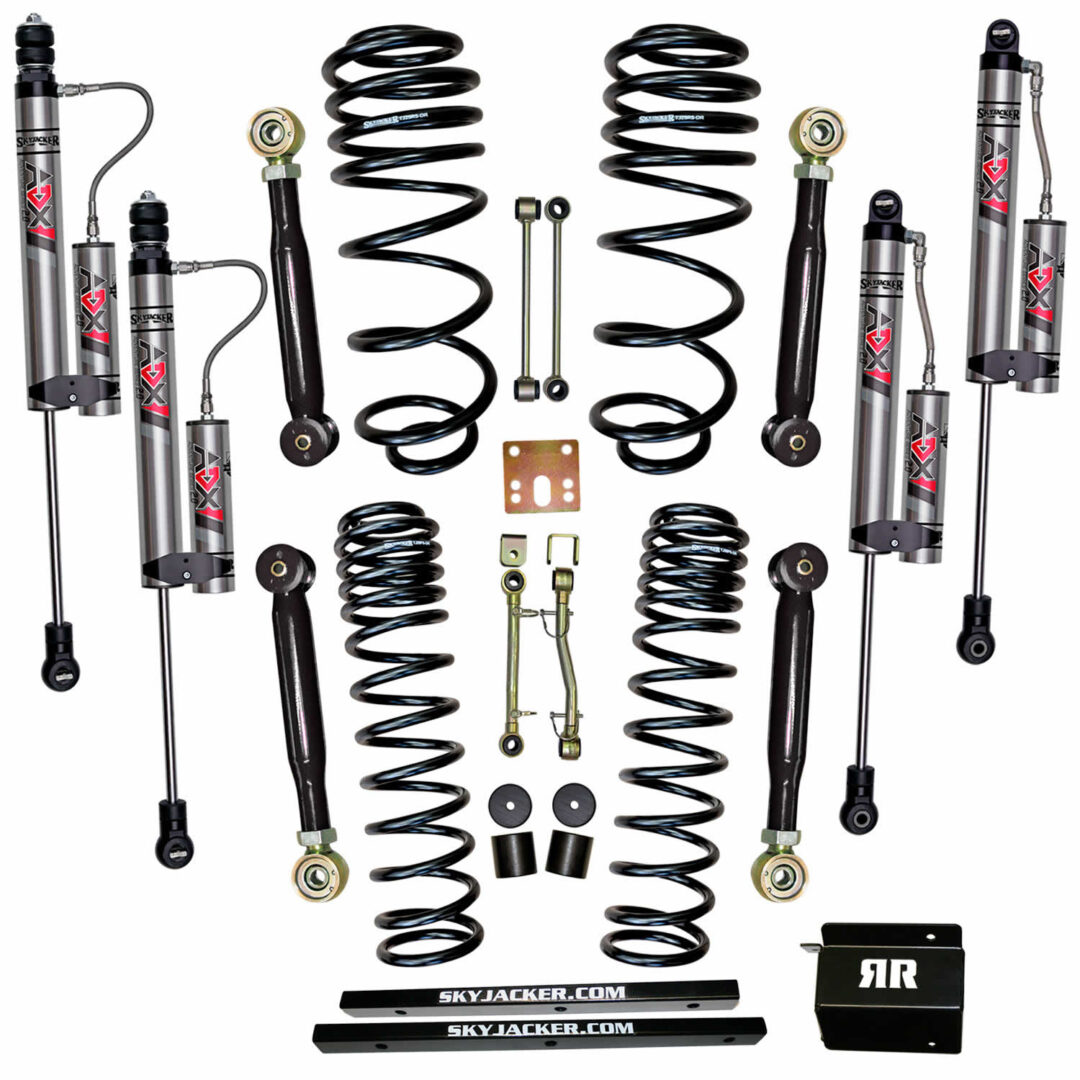 Skyjacker 1997-2002 Jeep Wrangler Tj 2.5 In. Susp. Lift Kit With ADX M2.0 Aluminum Monotube Shocks - TJ251K-SVX-XM