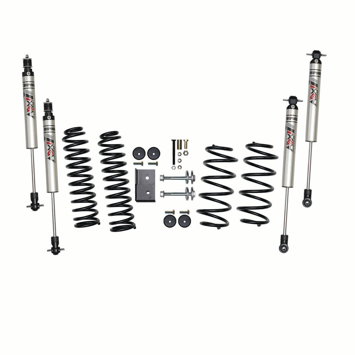 Skyjacker 97-06 Jeep Wrangler Tj 3 In. Susp. Lift Kit w ADX M2.0 Aluminum Monotube Shocks - TJ30BKXM