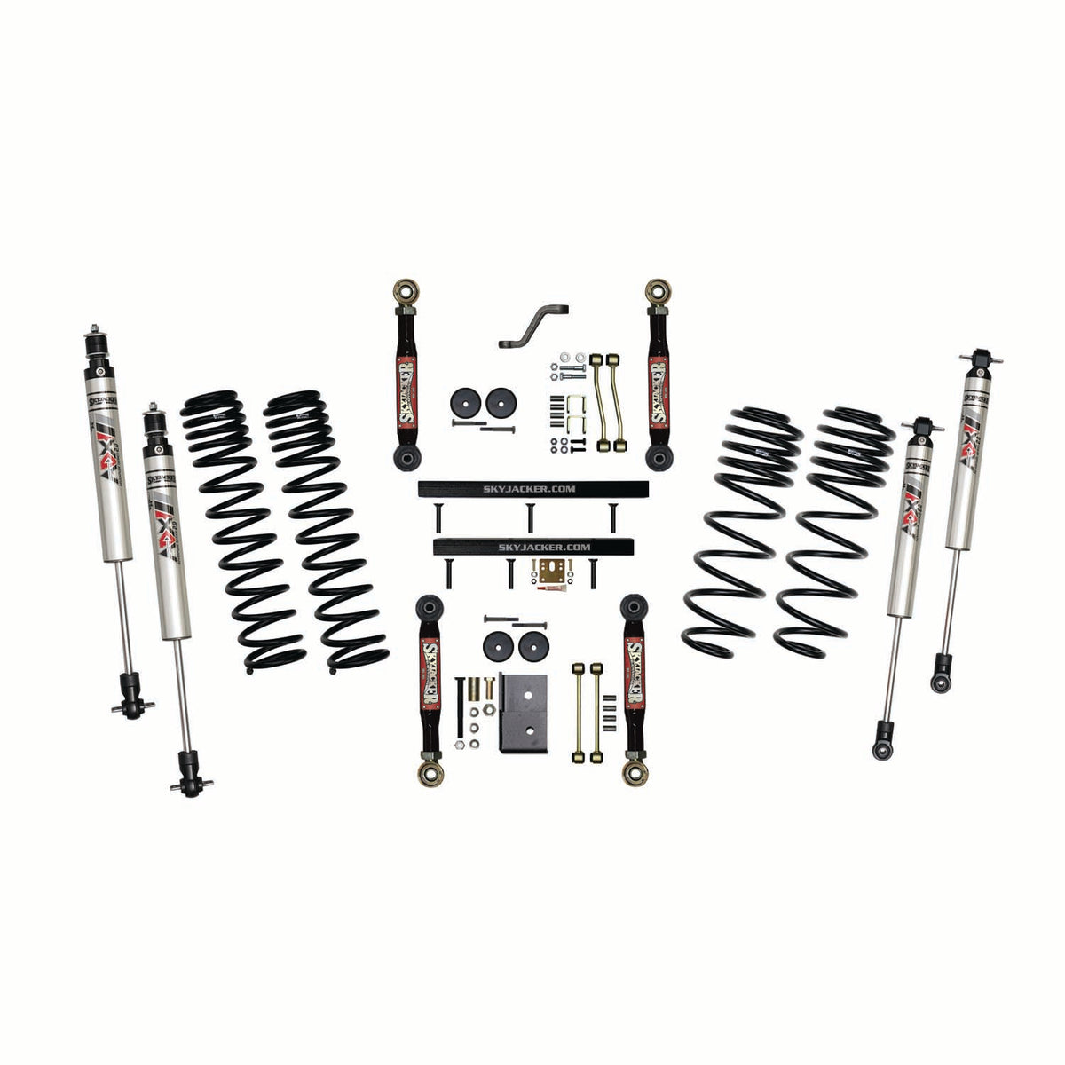 Skyjacker 2003-2006 Jeep Wrangler Tj 4 In. Susp. Lift Kit With ADX M2.0 Aluminum Monotube Shocks - TJ403BKXMLTX