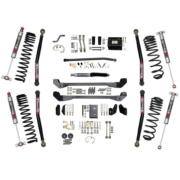Skyjacker 97-06 Jeep TJ 6in Dual Rate Long Travel Coils Long Arm RR1 Lift Kit w/ M95 Monotube Shocks - TJ60RR1LTK-M