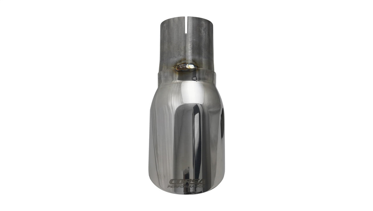 Corsa Single Universal 2.75in Inlet / 4in Outlet Polished Pro-Series Tip Kit - TK005