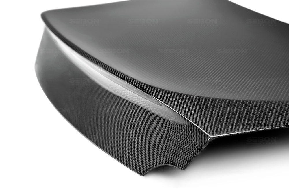 Seibon 09-17 Nissan GT-R R35 C Style Carbon Fiber Trunk Lid - TL0910NSGTR-C
