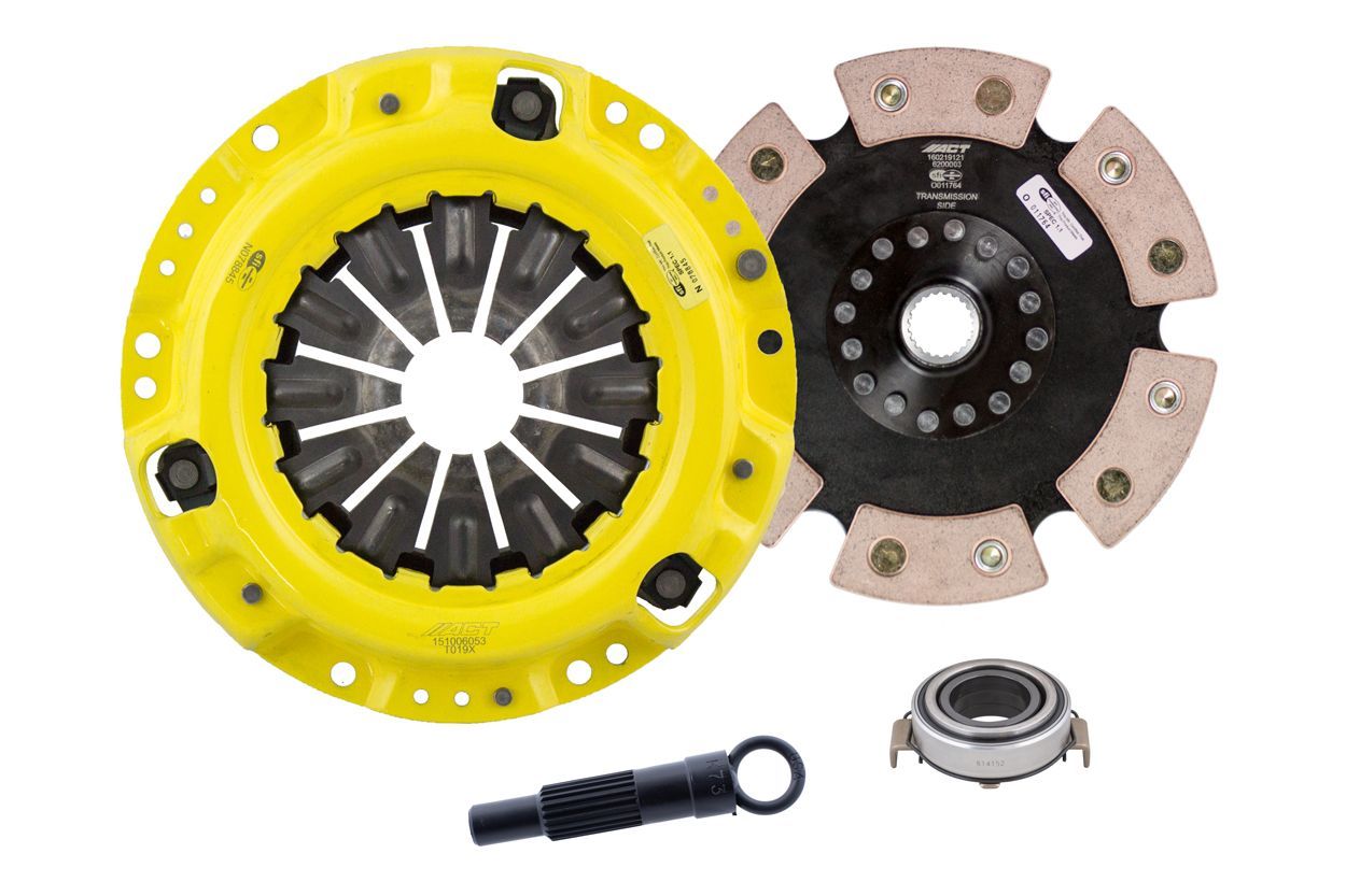 ACT 1991 Toyota Corolla XT/Race Rigid 6 Pad Clutch Kit - TL3-XTR6