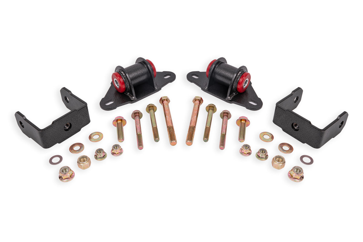 BMR 14-19 Chevrolet Corvette C7 Polyurethane Transmission/Differential Mount - Black Hammertone - TM570H
