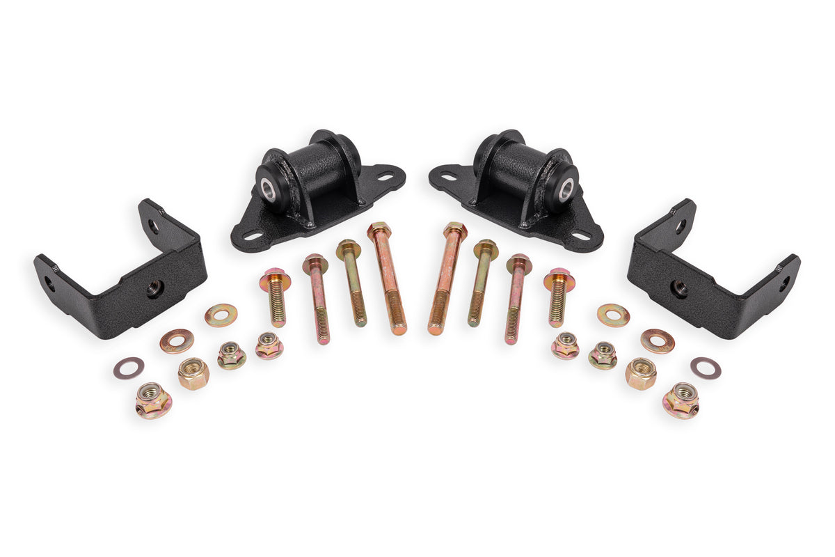 BMR 14-19 Chevrolet Corvette Transmission/Differential Mount - Black Hammertone - TM571H