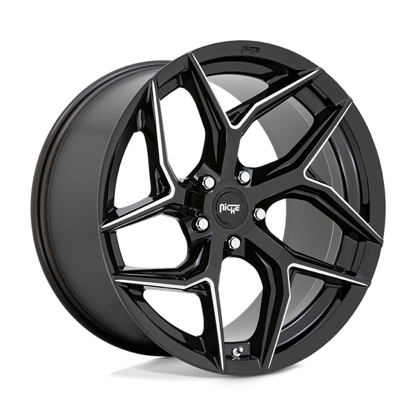 Niche M266 Torsion 20X10.5 5X112 +27MM Gloss Black Milled