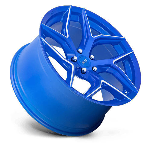 Niche 1PC M268 Torsion 20X9 5X112 +25MM Anodized Blue Milled