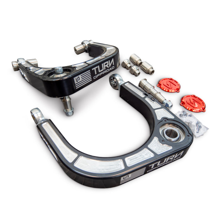 Turn Offroad 2021+ Ford Bronco Billet Upper Control Arm Kit - SUCA-M1 for 2021-2026 Ford Bronco - front view