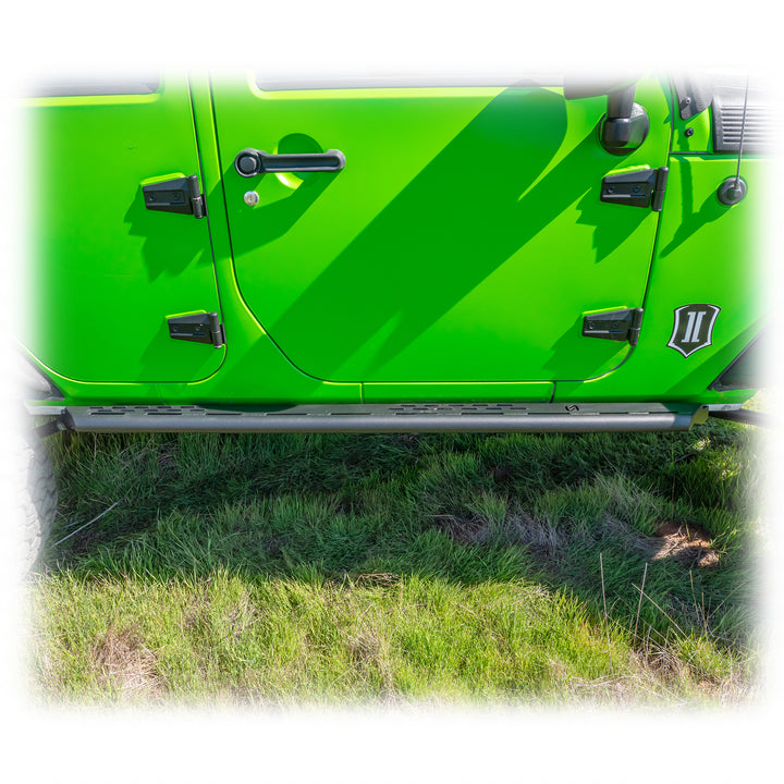 Turn Offroad 2007-2018 Jeep JK 4 Door Step Slider - JKST-01 by TURN Offroad - installed view