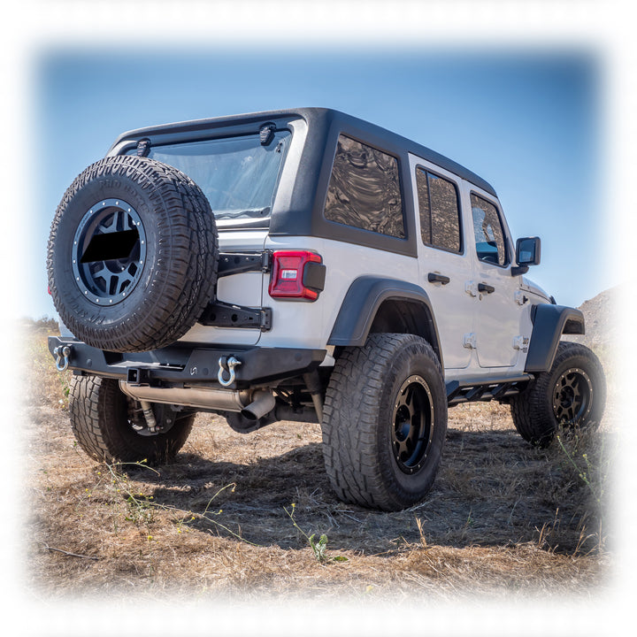 Turn Offroad 2018+ Jeep JL Rear Bumper - JLRB-01 for 2018-2024 Jeep Wrangler - installed view