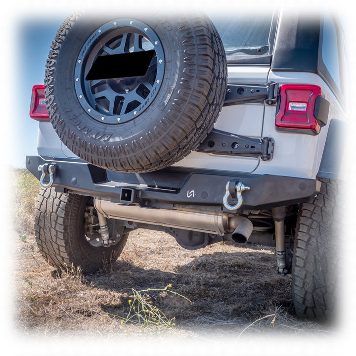 Turn Offroad 2018+ Jeep JL Rear Bumper - JLRB-01 for 2018-2024 Jeep Wrangler - detail view