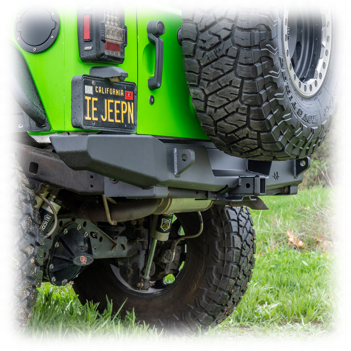 Turn Offroad 2007-2018 Jeep JK Rear Bumper - JKRB-01 by TURN Offroad - angle view