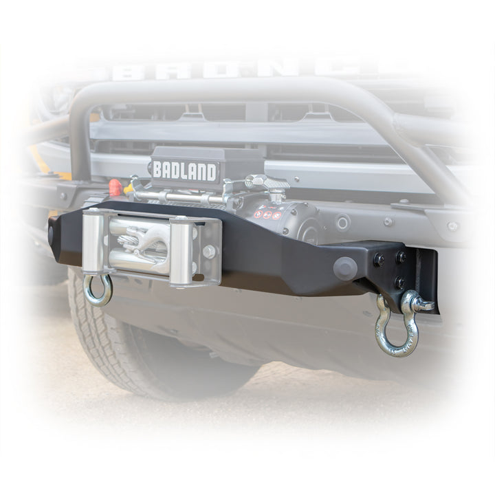 Turn Offroad 2021+ Ford Bronco OEM Modular Bumper Winch Plate - EAW-M1 for 2021-2026 Ford Bronco - front view