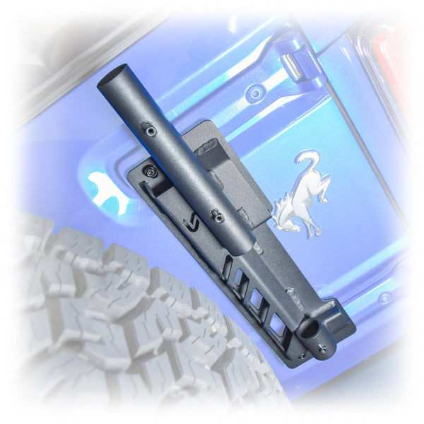 Turn Offroad 2021+ Ford Bronco HD Tailgate Flag Mount - EAF2-M1 for 2021-2026 Ford Bronco - front view