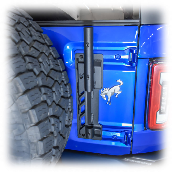 Turn Offroad 2021+ Ford Bronco HD Tailgate Flag Mount - EAF2-M1 for 2021-2026 Ford Bronco - angle view