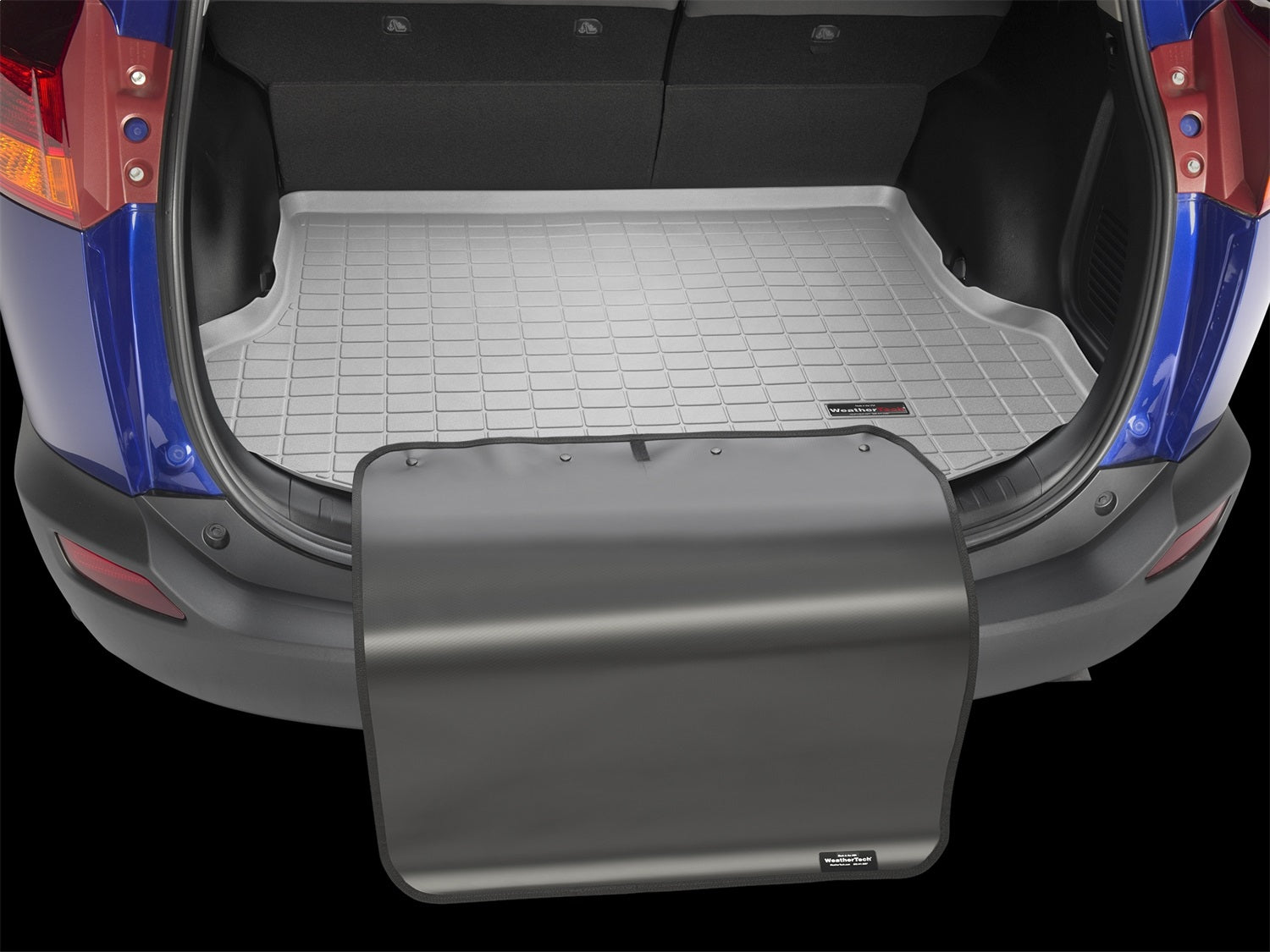 Weathertech - Cargo Liner w/Bumper Protector - Gray Behind 2nd Row Seating 13-18 Toyota RAV4 - 42610SK