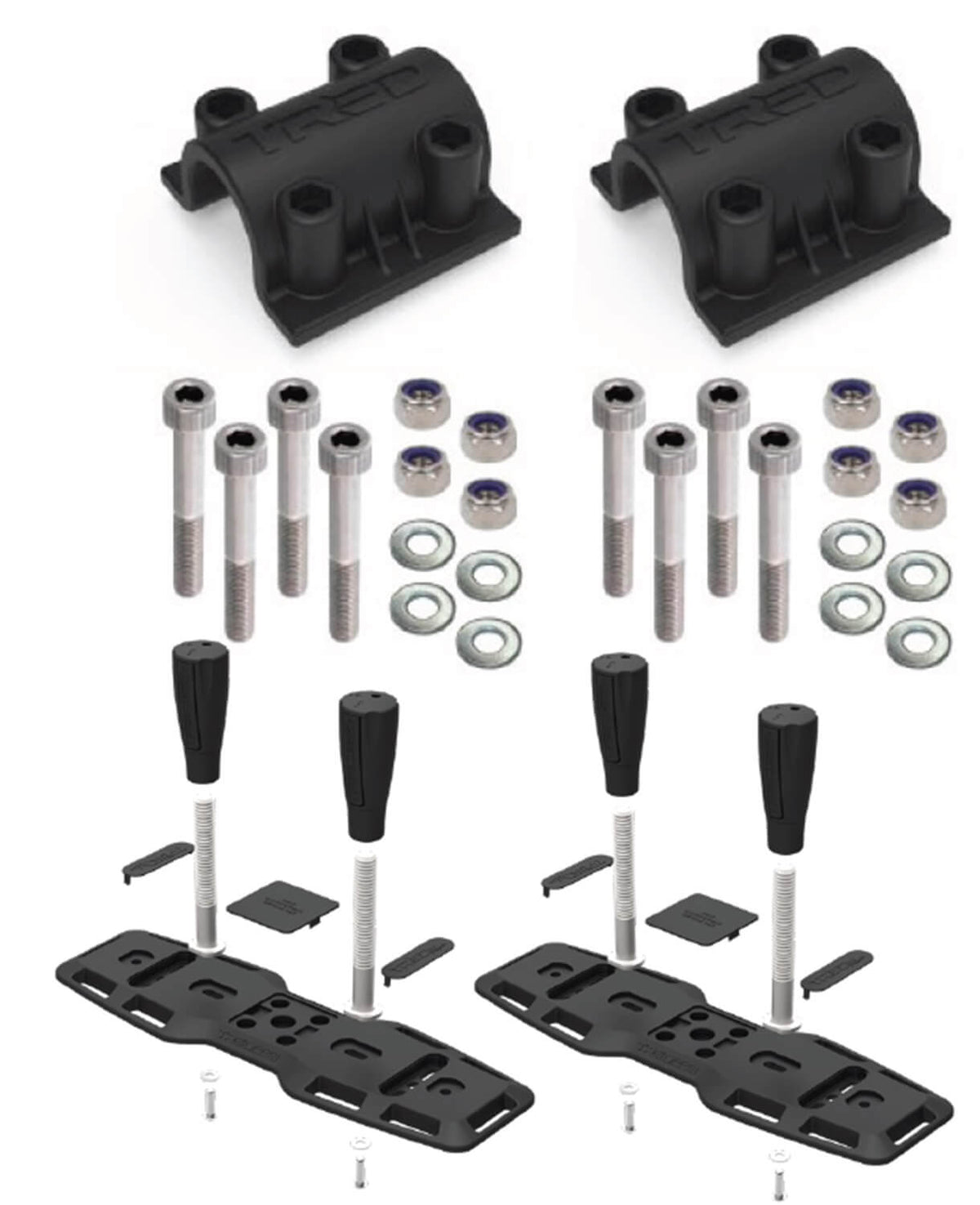 ARB TRED Flat-Mount Adapter Kit - TPMKBA01KIT by ARB - front view