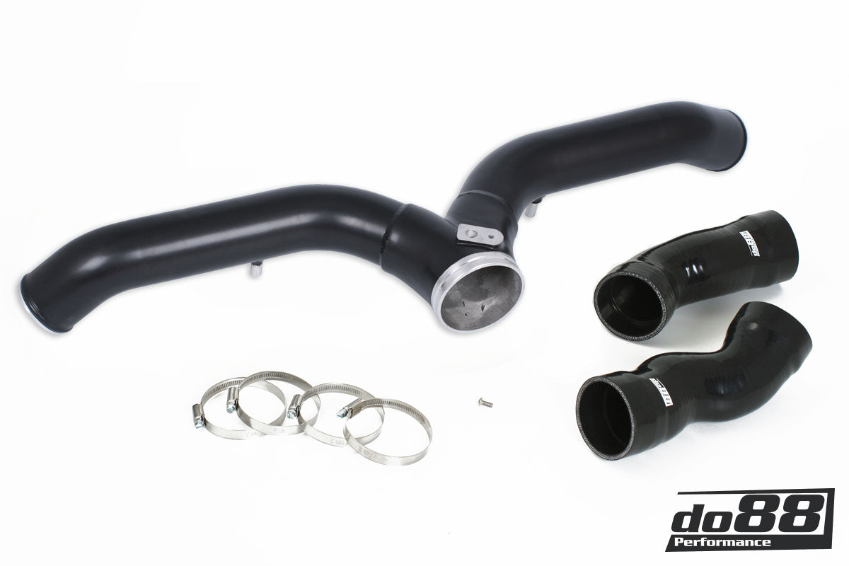 do88 - Porsche 997.1 Turbo Y-Pipe, Silver for do88 ICM-230 IC - TR-140SV-DO88