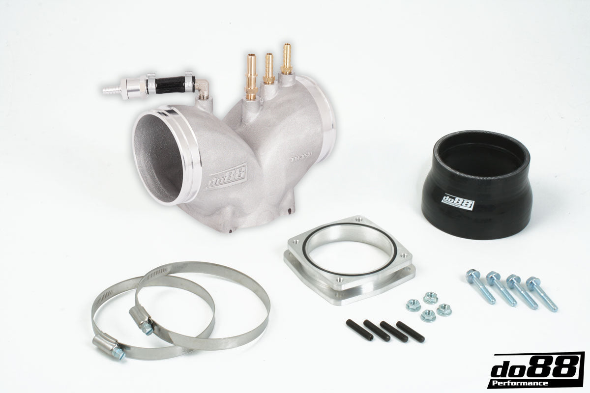 do88 - Porsche 997.1 Turbo Plenum, OEM throttle body - TR-150-OEM