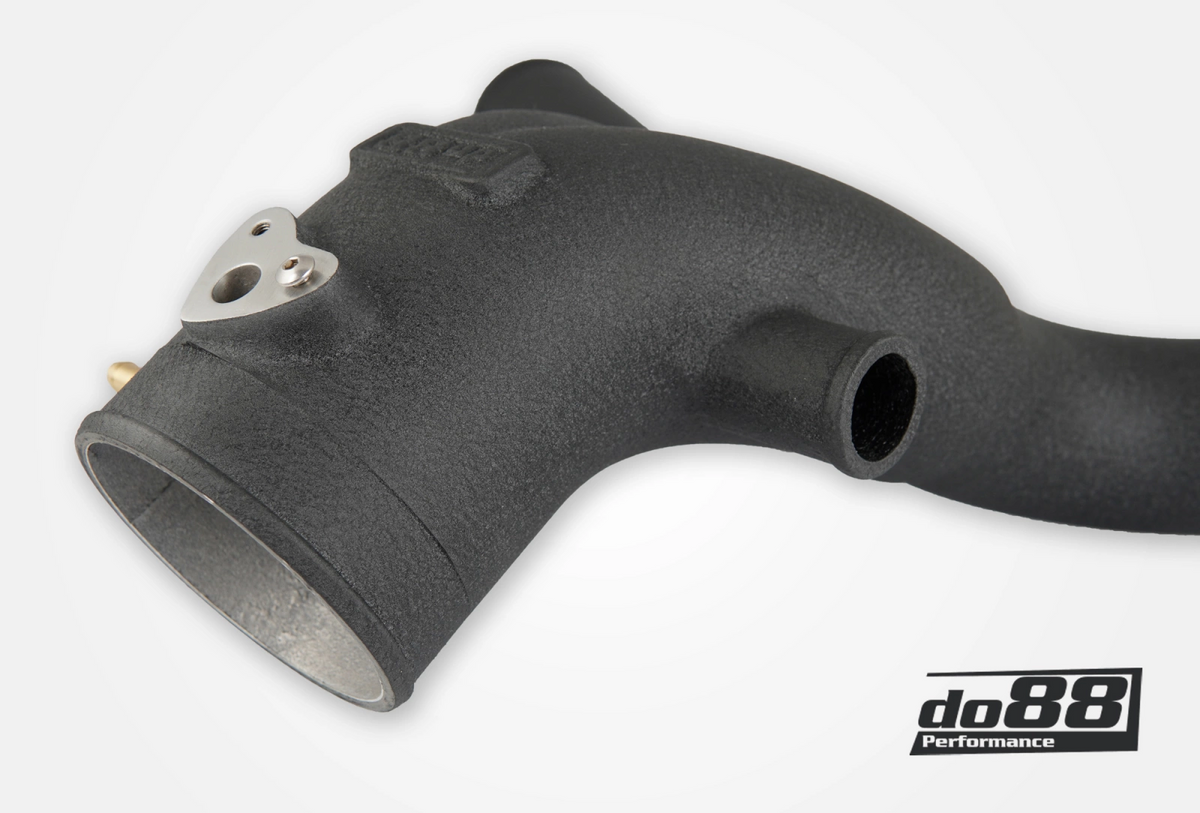 do88 - Porsche 911 Turbo (991.2) 2015- Y-Pipe, Black for OEM IC - TR-200SV-OEM-2