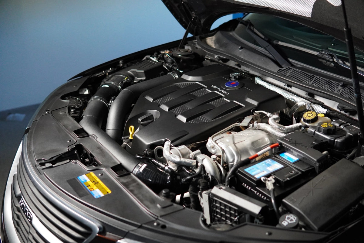 do88 - SAAB 9-5 2.8t V6 2010-2011 Pressure pipes with Black hoses - TR-330-B